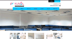 Desktop Screenshot of kunalinteriorsolution.com